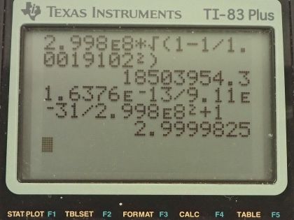 OpenStax College Physics, Chapter 28, Problem 56 (PE) calculator screenshot 2