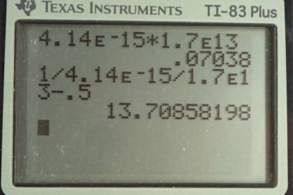 OpenStax College Physics, Chapter 29, Problem 1 (PE) calculator screenshot 1
