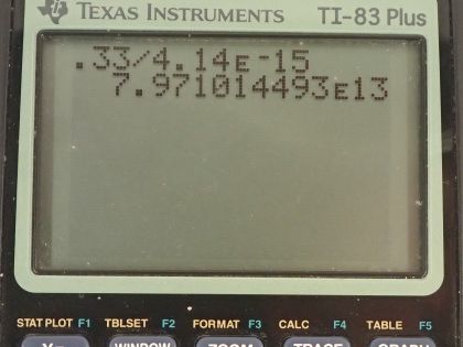 OpenStax College Physics, Chapter 29, Problem 2 (PE) calculator screenshot 1
