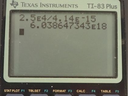 OpenStax College Physics, Chapter 29, Problem 28 (PE) calculator screenshot 1