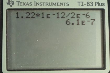 OpenStax College Physics, Chapter 29, Problem 79 (PE) calculator screenshot 1