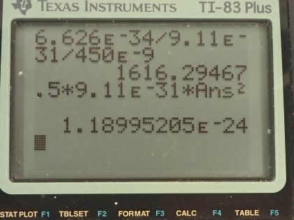 OpenStax College Physics, Chapter 29, Problem 80 (PE) calculator screenshot 1
