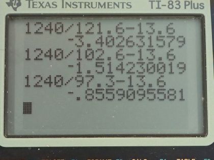 OpenStax College Physics, Chapter 30, Problem 4 (AP) calculator screenshot 1