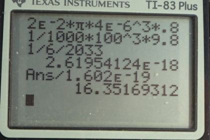 OpenStax College Physics, Chapter 30, Problem 5 (PE) calculator screenshot 1