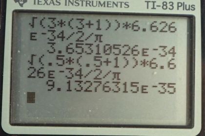 OpenStax College Physics, Chapter 30, Problem 41 (PE) calculator screenshot 1