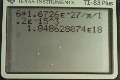 OpenStax College Physics, Chapter 30, Problem 51 (PE) calculator screenshot 1