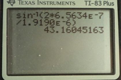 OpenStax College Physics, Chapter 30, Problem 53 (PE) calculator screenshot 3