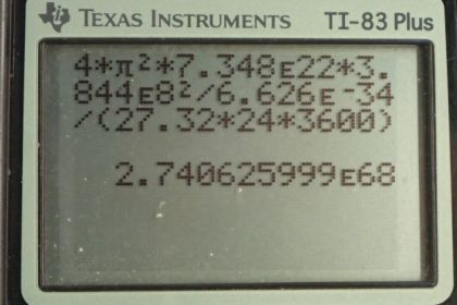 OpenStax College Physics, Chapter 30, Problem 59 (PE) calculator screenshot 1