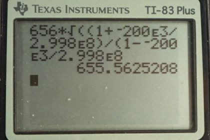 OpenStax College Physics, Chapter 30, Problem 65 (PE) calculator screenshot 2