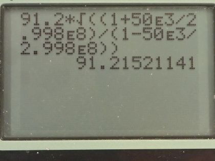 OpenStax College Physics, Chapter 30, Problem 66 (PE) calculator screenshot 1