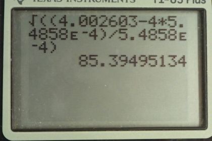 OpenStax College Physics, Chapter 31, Problem 11 (PE) calculator screenshot 1