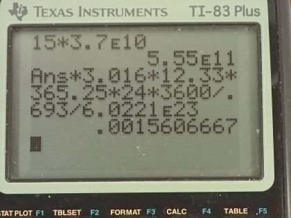 OpenStax College Physics, Chapter 31, Problem 58 (PE) calculator screenshot 1