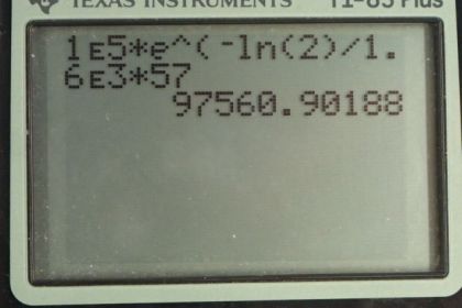 OpenStax College Physics, Chapter 31, Problem 59 (PE) calculator screenshot 2