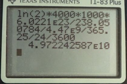 OpenStax College Physics, Chapter 31, Problem 63 (PE) calculator screenshot 1