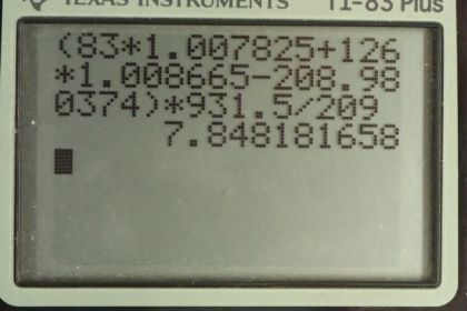 OpenStax College Physics, Chapter 31, Problem 71 (PE) calculator screenshot 1