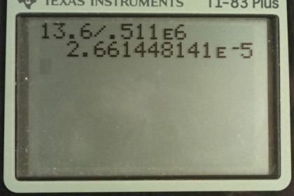 OpenStax College Physics, Chapter 31, Problem 75 (PE) calculator screenshot 3