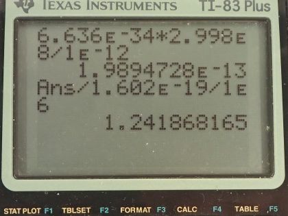 OpenStax College Physics, Chapter 32, Problem 14 (PE) calculator screenshot 1