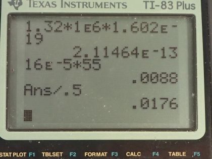 OpenStax College Physics, Chapter 32, Problem 22 (PE) calculator screenshot 1