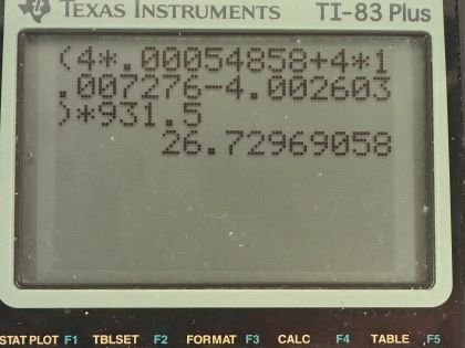 OpenStax College Physics, Chapter 32, Problem 28 (PE) calculator screenshot 1