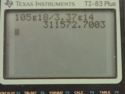 OpenStax College Physics, Chapter 32, Problem 30 (PE) calculator screenshot 1