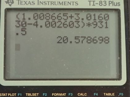 OpenStax College Physics, Chapter 32, Problem 32 (PE) calculator screenshot 1