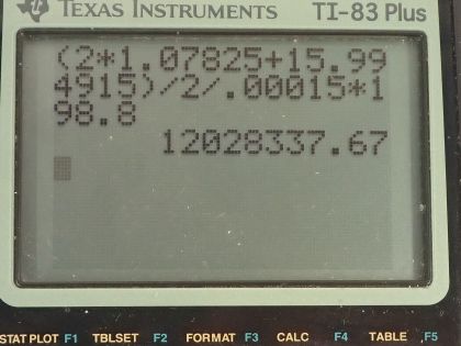 OpenStax College Physics, Chapter 32, Problem 34 (PE) calculator screenshot 1