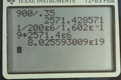 OpenStax College Physics, Chapter 32, Problem 49 (PE) calculator screenshot 1
