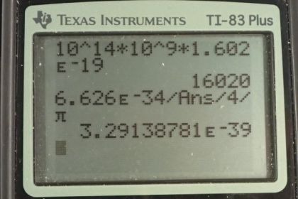 OpenStax College Physics, Chapter 33, Problem 1 (PE) calculator screenshot 1
