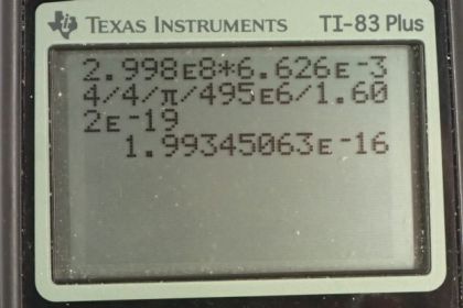 OpenStax College Physics, Chapter 33, Problem 3 (PE) calculator screenshot 1