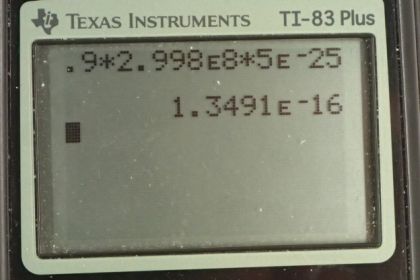 OpenStax College Physics, Chapter 33, Problem 7 (PE) calculator screenshot 1