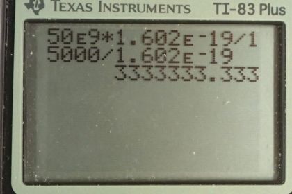 OpenStax College Physics, Chapter 33, Problem 9 (PE) calculator screenshot 1