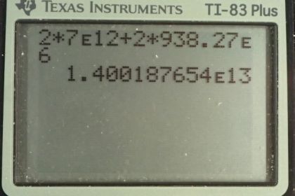 OpenStax College Physics, Chapter 33, Problem 11 (PE) calculator screenshot 1