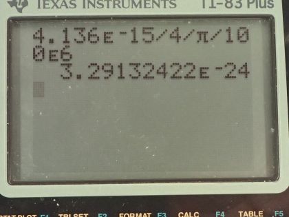 OpenStax College Physics, Chapter 33, Problem 22 (PE) calculator screenshot 1
