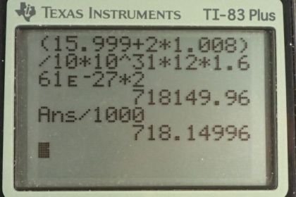 OpenStax College Physics, Chapter 33, Problem 49 (PE) calculator screenshot 1