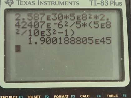 OpenStax College Physics, Chapter 34, Problem 18 (PE) calculator screenshot 2