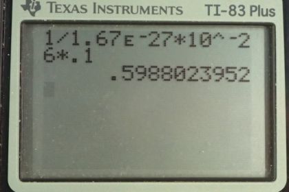 OpenStax College Physics, Chapter 34, Problem 29 (PE) calculator screenshot 1