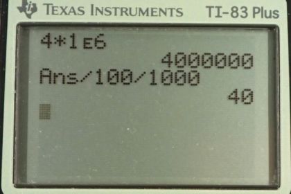OpenStax College Physics, Chapter 1, Problem 9 (PE) calculator screenshot 2
