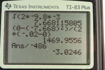 OpenStax College Physics, Chapter 2, Problem 35 (PE) calculator screenshot 1