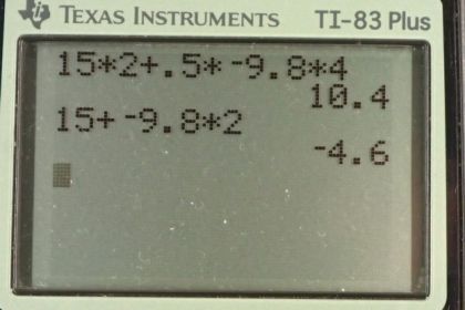 OpenStax College Physics, Chapter 2, Problem 41 (PE) calculator screenshot 4