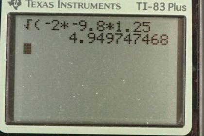 OpenStax College Physics, Chapter 2, Problem 43 (PE) calculator screenshot 1