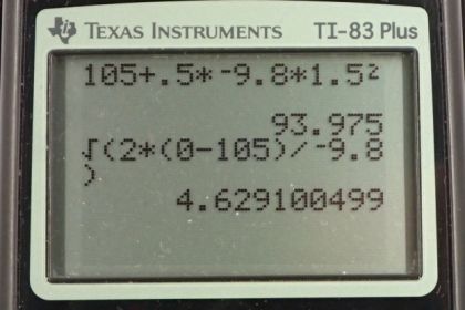OpenStax College Physics, Chapter 2, Problem 51 (PE) calculator screenshot 1