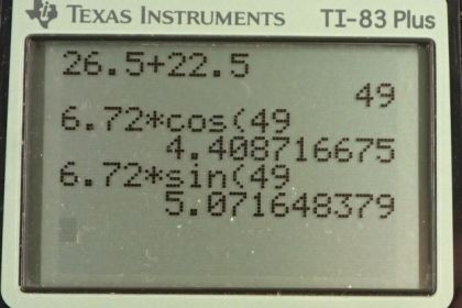 OpenStax College Physics, Chapter 3, Problem 11 (PE) calculator screenshot 1