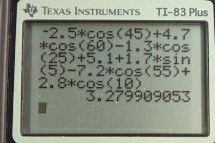 OpenStax College Physics, Chapter 3, Problem 23 (PE) calculator screenshot 1