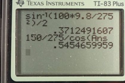 OpenStax College Physics, Chapter 3, Problem 39 (PE) calculator screenshot 1