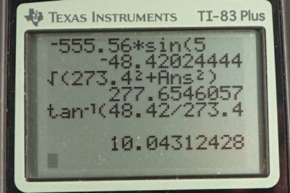 OpenStax College Physics, Chapter 3, Problem 69 (PE) calculator screenshot 2