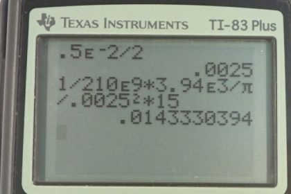 OpenStax College Physics, Chapter 5, Problem 43 (PE) calculator screenshot 1