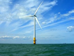 This wind turbine in the Thames Estuary in the UK is an example of induction at work. Wind pushes the blades of the turbine, spinning a shaft attached to magnets. The magnets spin around a conductive coil, inducing an electric current in the coil, and eventually feeding the electrical grid.