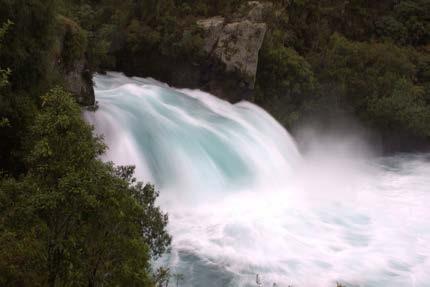 <b>Figure 12.29</b> The Huka Falls in Taupo, New Zealand, demonstrate flow rate. (credit RaviGogna, Flickr)