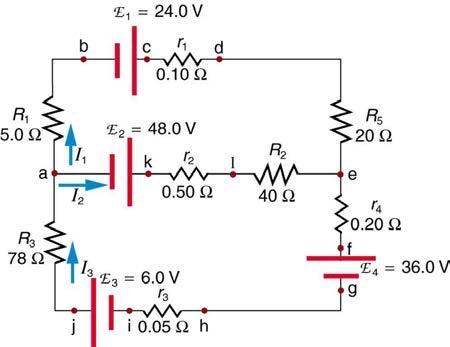 <b>Figure 21.52</b> A cicuit schematic.