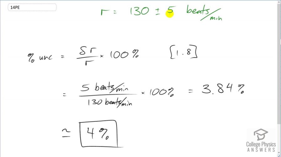 OpenStax College Physics, Chapter 1, Problem 14 (PE) video thumbnail